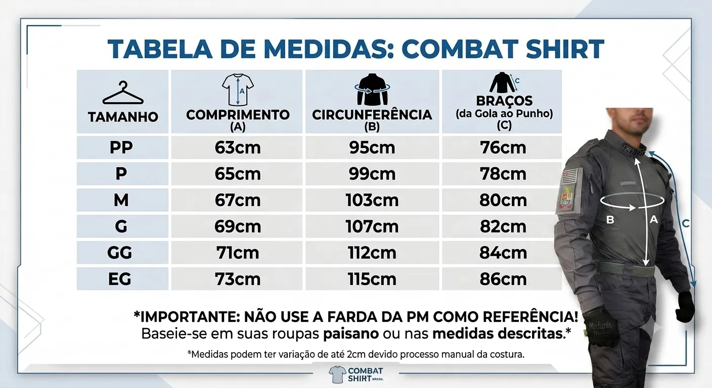 COMBAT SHIRT CPTRAN / CPRV - Imagem 4